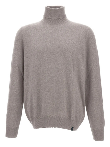  Fay Turtleneck Wool Sweater - Grey 