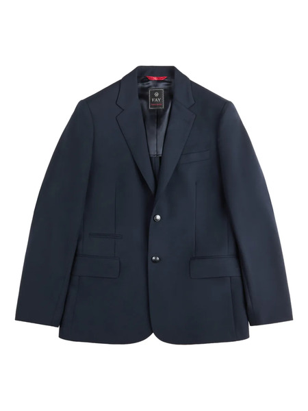  Fay Two-button Blazer Jacket - Blue 