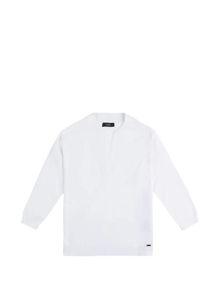  Fay V-neck Sweater - White 