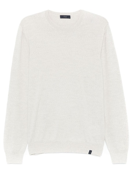  Fay Wool Sweater - Neutrals 