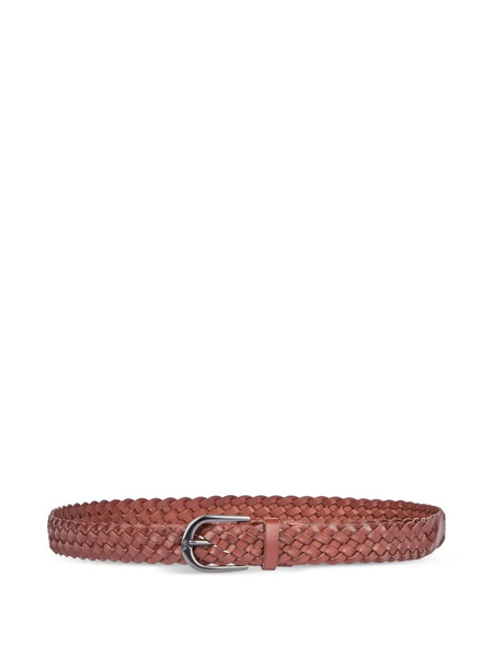  Fay Woven Belt - Brown 