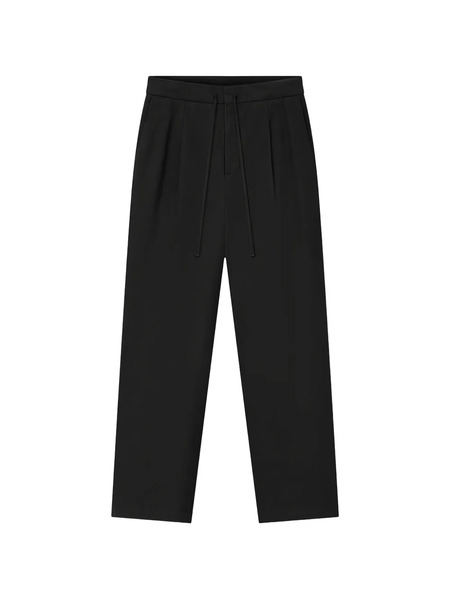  Fear Of God Essentials Drawstring Pleated Trousers - Black 