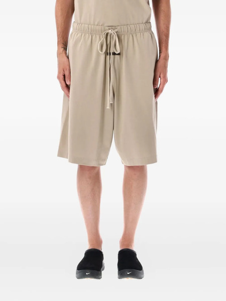  Fear Of God Essentials Drawstring-waist Track Shorts - Neutrals 