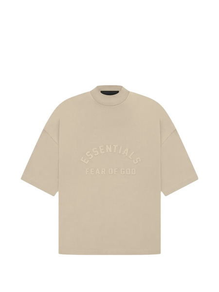  Fear Of God Essentials Embossed Short-sleeve T-shirt - Neutrals 