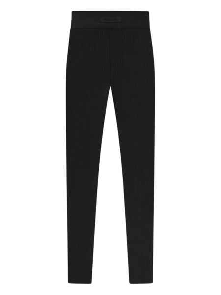  Fear Of God Essentials Fine-ribbed Leggings - Black 