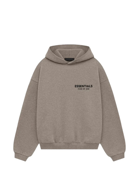  Fear Of God Essentials Kids Logo-print Fleece Hoodie - Neutrals 