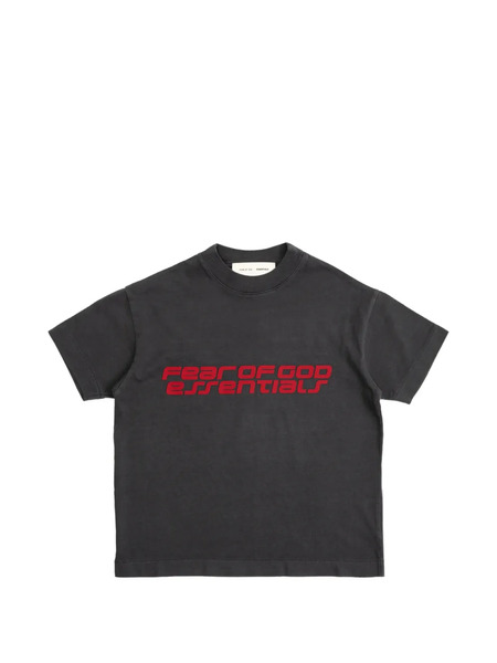  Fear Of God Essentials Kids Logo-print T-shirt - Grey 