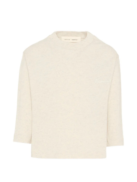  Fear Of God Essentials Kids Long-sleeved T-shirt - Neutrals 