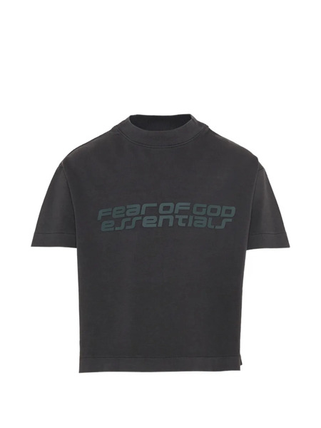  Fear Of God Essentials Kids Short-sleeve Graphic T-shirt - Black 