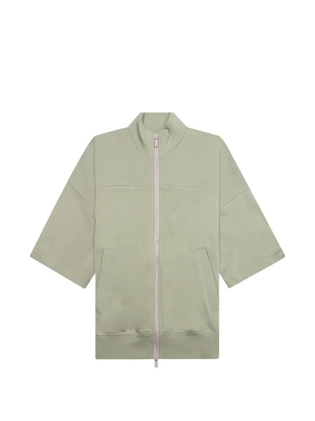  Fear Of God Essentials Kids Zip Short-sleeve Sweatshirt - Green 
