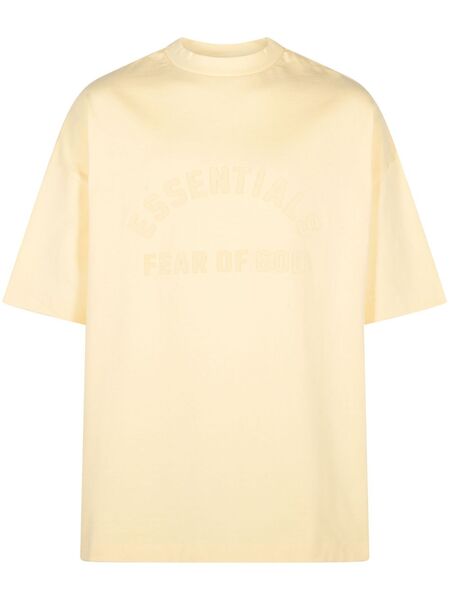  Fear Of God Essentials Logo-print T-shirt - Yellow 