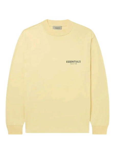  Fear Of God Essentials Logo Sweatshirt - Yellow 