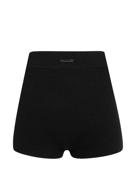  Fear Of God Essentials Rib Boy Shorts - Black 