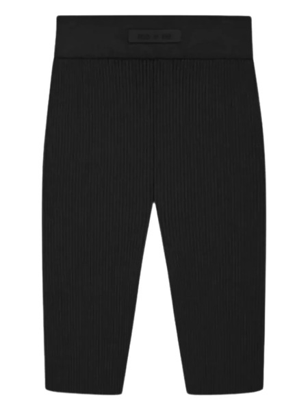  Fear Of God Essentials Ribbed Biker Shorts - Black 