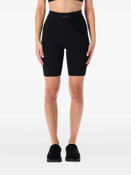 Fear Of God Essentials Ribbed Biker Shorts - Black 