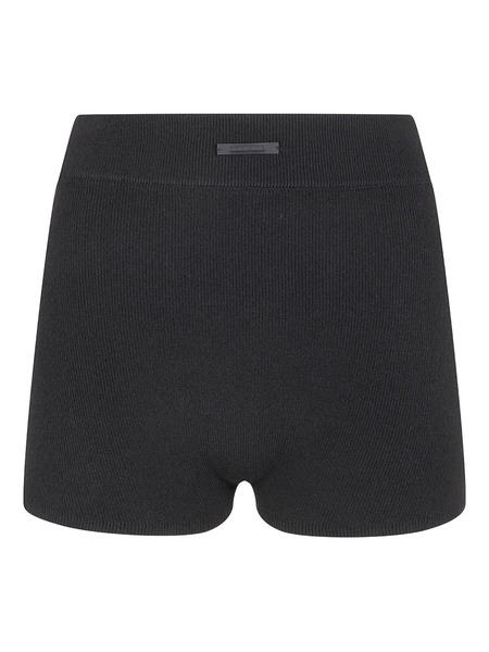  Fear Of God Essentials Ribbed Knit Shorts - Grey 