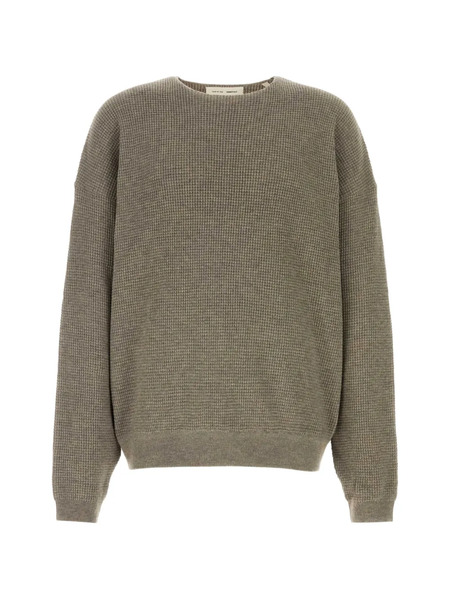  Fear Of God Essentials Waffle-knit Sweater - Neutrals 