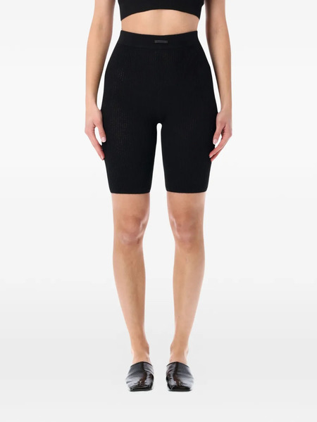  Fear Of God Essentials Waffle Shorts - Black 