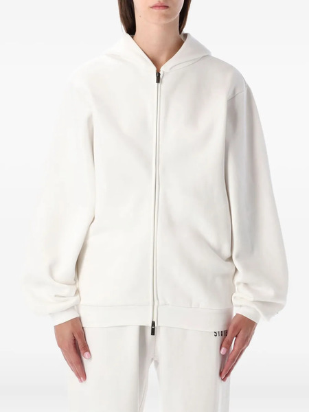  Fear Of God Essentials Zip-up Hoodie - White 