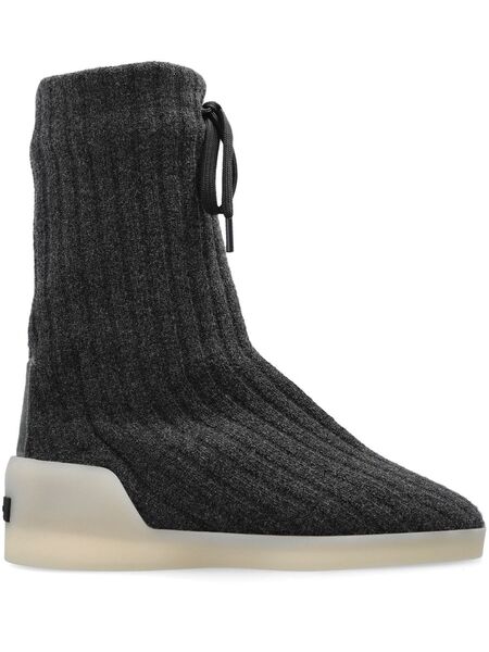  Fear Of God Moc Knit High Boots - Grey 