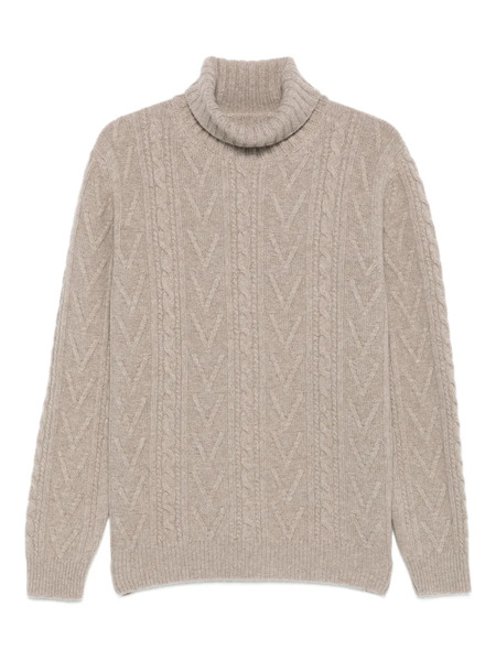  Fedeli Cable-knit Turtleneck Sweater - Neutrals 