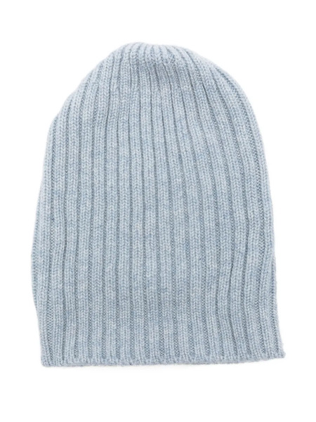  Fedeli Cashmere Beanie - Blue 