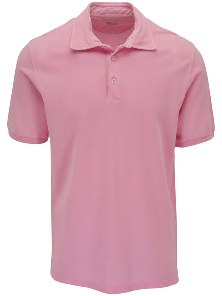  Fedeli Cotton Polo Shirt - Pink 