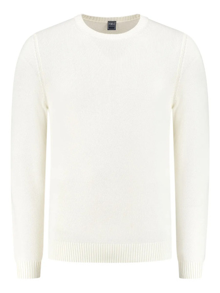  Fedeli Crew-neck Jumper - White 