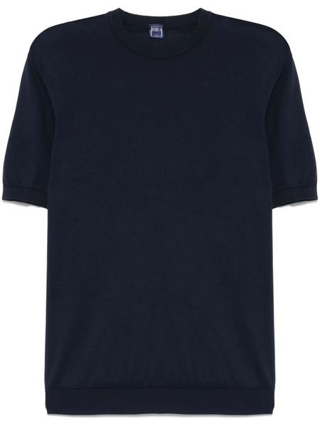  Fedeli Fine-knit T-shirt - Blue 