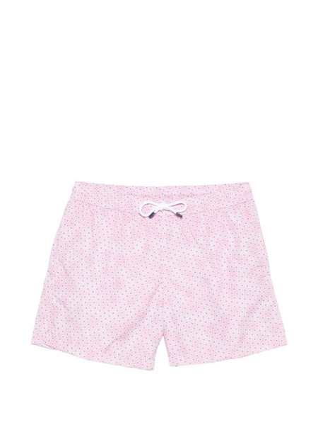  Fedeli Floral Print Swim Shorts - Pink 