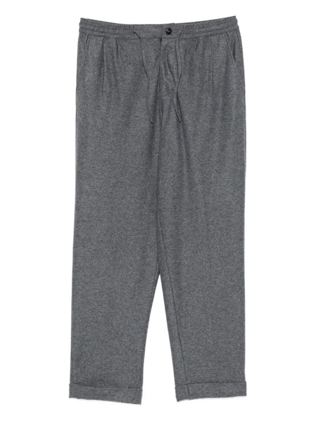  Fedeli Harvard Drawstring Cuffed Trousers - Grey 