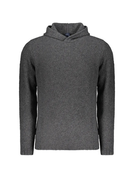  Fedeli Hooded Long-sleeve Sweater - Grey 