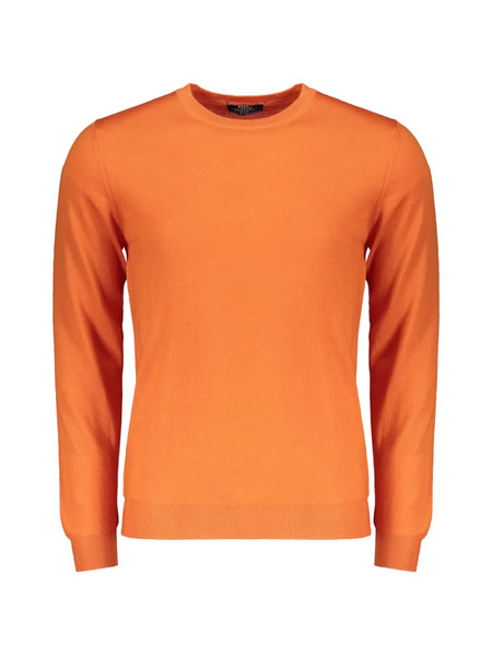  Fedeli Long-sleeved Crewneck Sweater - Orange 
