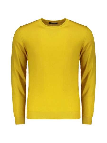  Fedeli Long Sleeves Crewneck Sweater - Yellow 