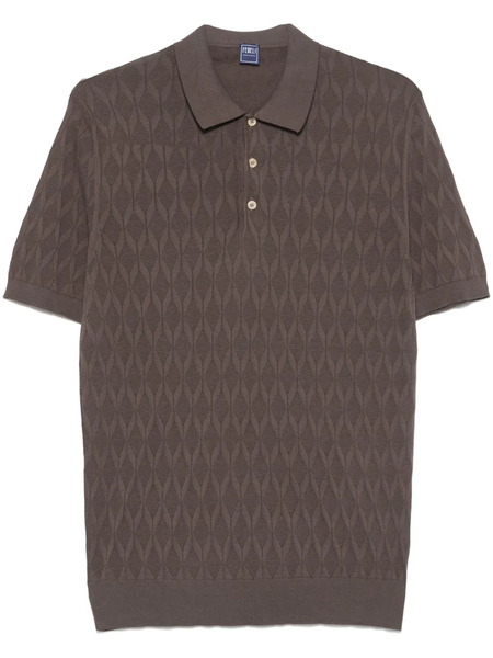  Fedeli Rumba Polo Shirt - Brown 