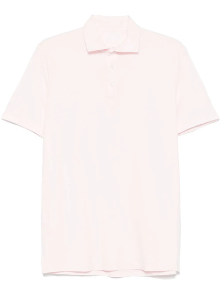  Fedeli Short-sleeve Polo Shirt - Pink 