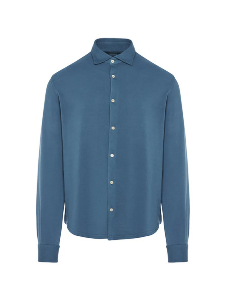  Fedeli Steve Button Shirt - Blue 