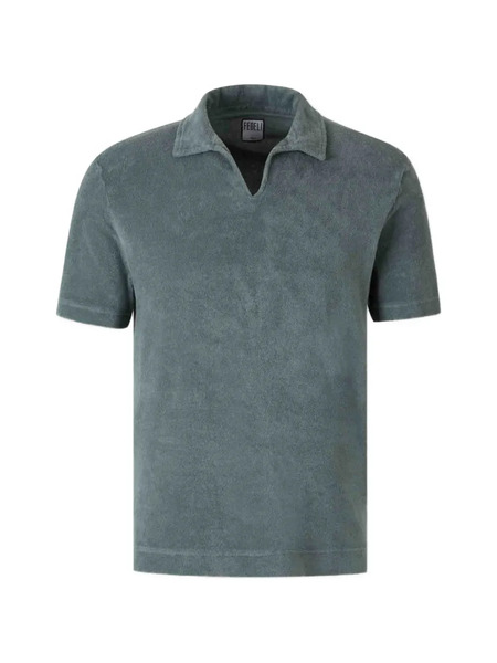  Fedeli V-neck T-shirt - Green 