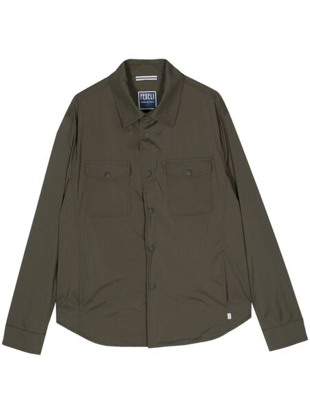  Fedeli Varese Shirt Jacket - Green 