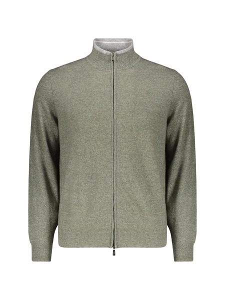  Fedeli Zip Cardigan - Green 