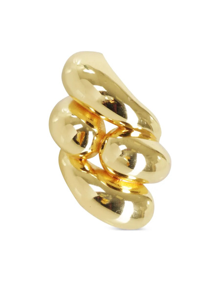  Federica Tosi Big Isa Curved Ring - Gold 