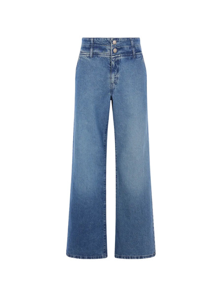  Federica Tosi Button Denim Jeans - Blue 