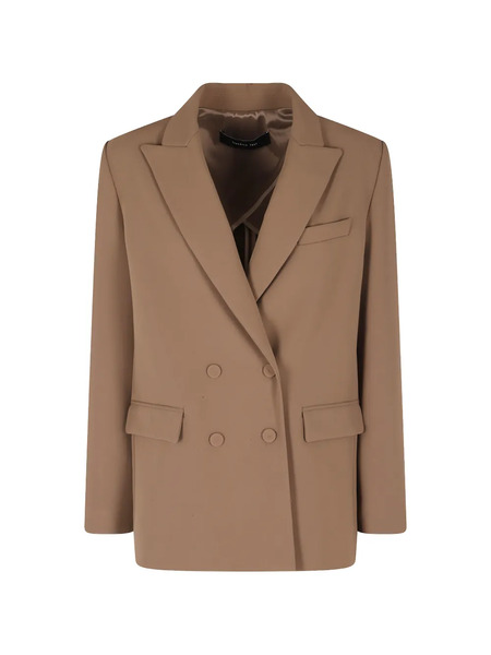  Federica Tosi Double-breasted Blazer - Brown 