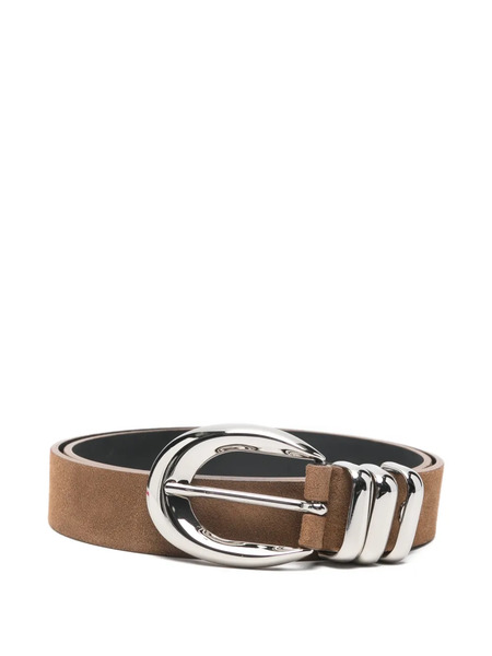  Federica Tosi Emily Leather Belt - Brown 