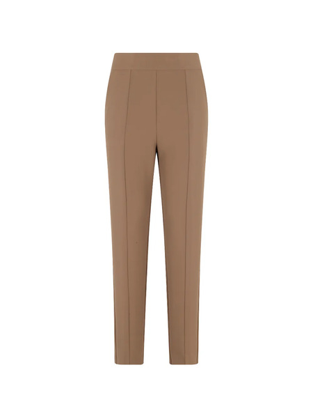  Federica Tosi Front-seam Trousers - Brown 