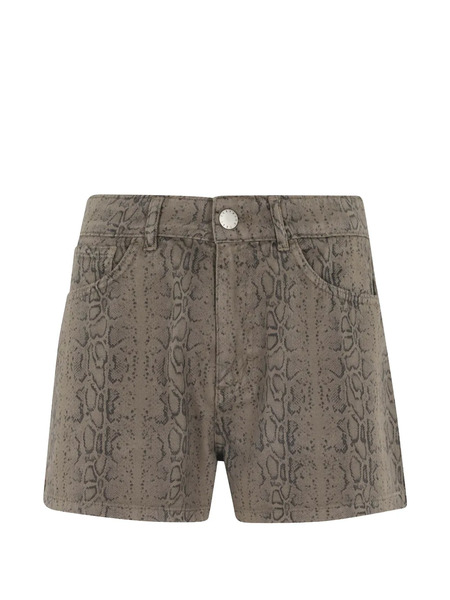  Federica Tosi Graphic-print Shorts - Neutrals 