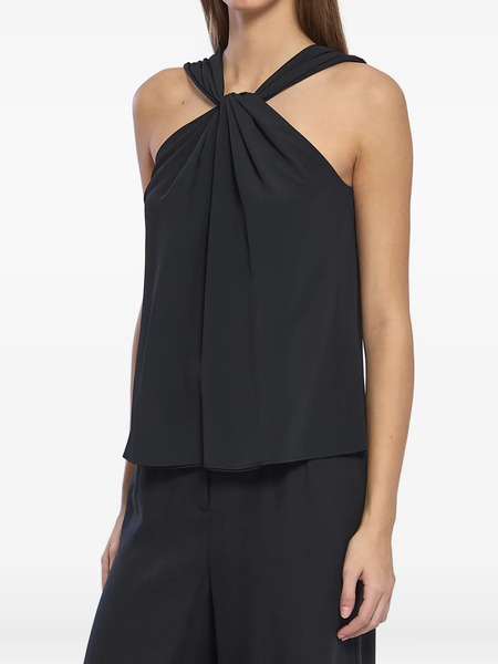  Federica Tosi Knot Sleeveless Top - Black 