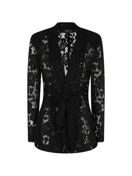 Federica Tosi Lace Tie Jacket - Black 