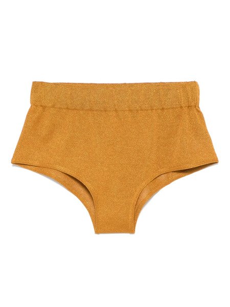  Federica Tosi Lurex Shorts - Yellow 