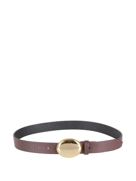  Federica Tosi Oval-buckle Belt - Brown 